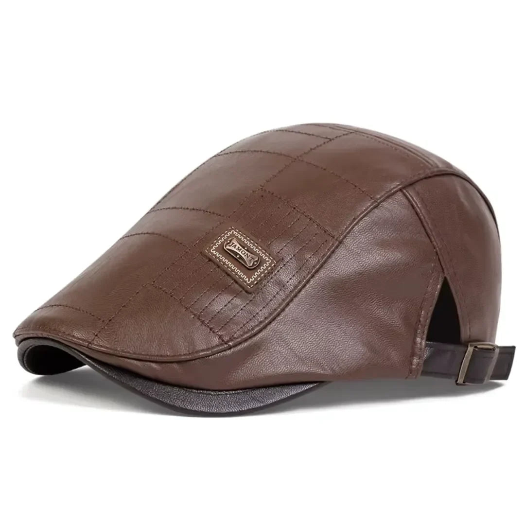 Boina Masculina de Couro Shelby II