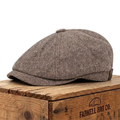 Herringbone Wool Cap