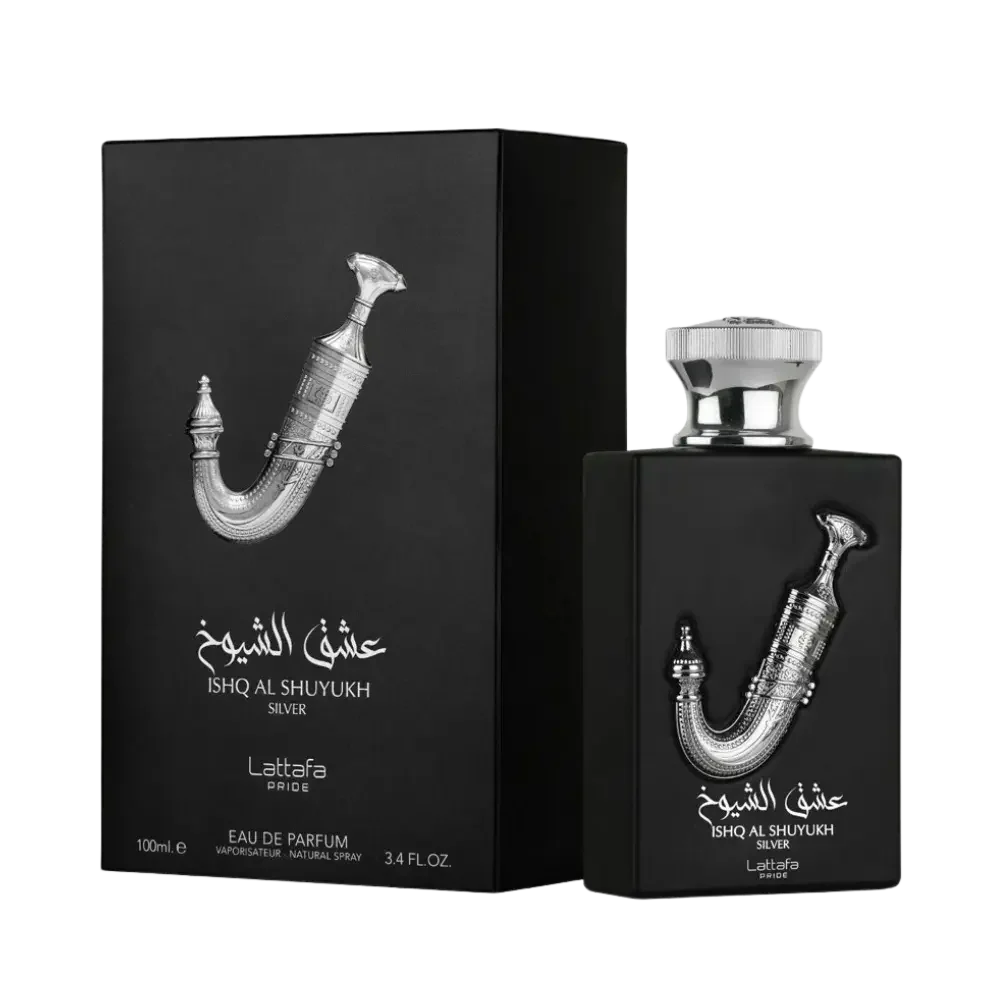 Ishq Al Shuyukh Silver Eau de Parfum Unissex - Lattafa