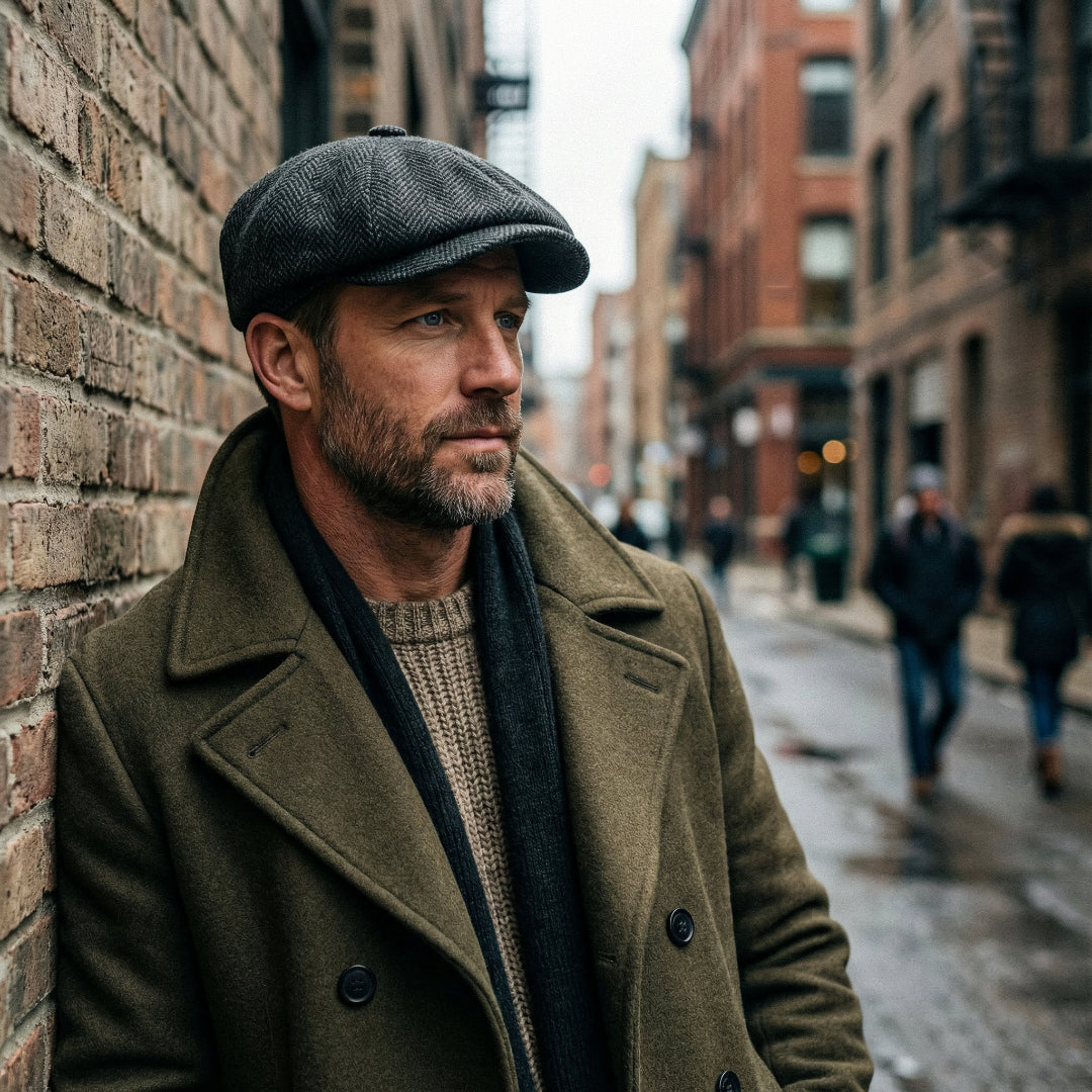 Boina Inglesa Masculina Oitavada – Modelo Birmingham