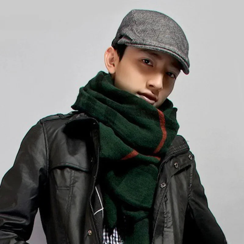 Boina Masculina Clássica Cinza Escuro