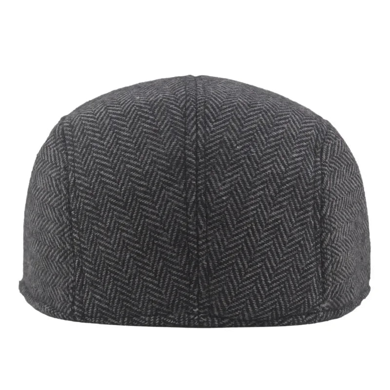 Boina Masculina Clássica Cinza Escuro