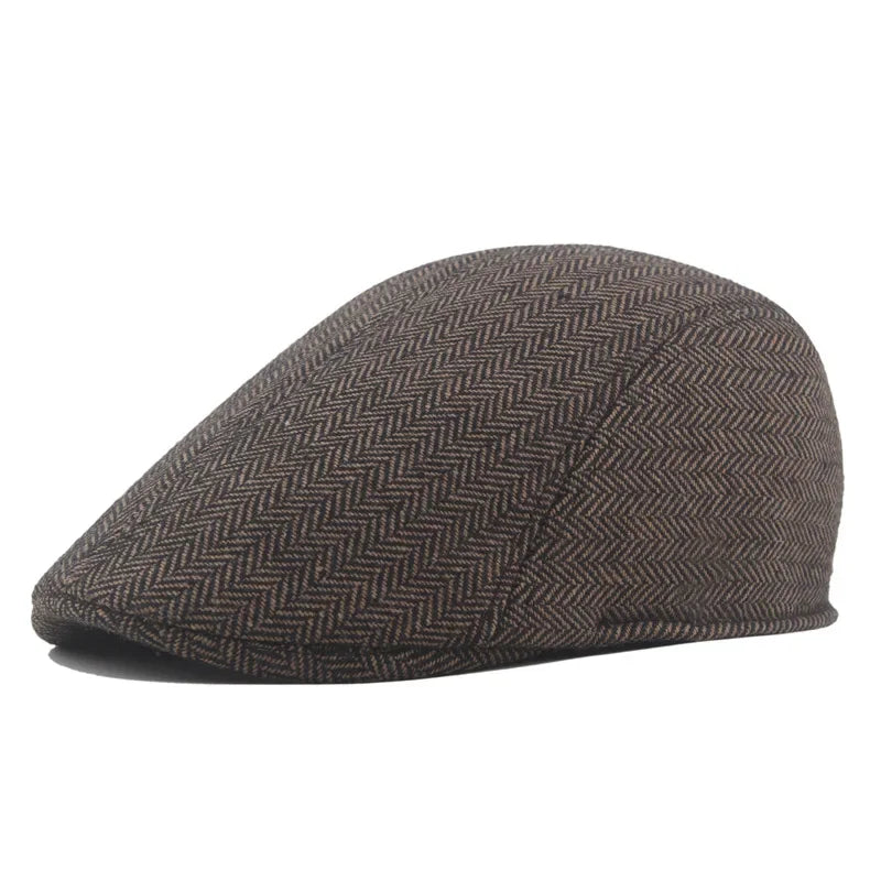 Boina Masculina Clássica Cinza Escuro