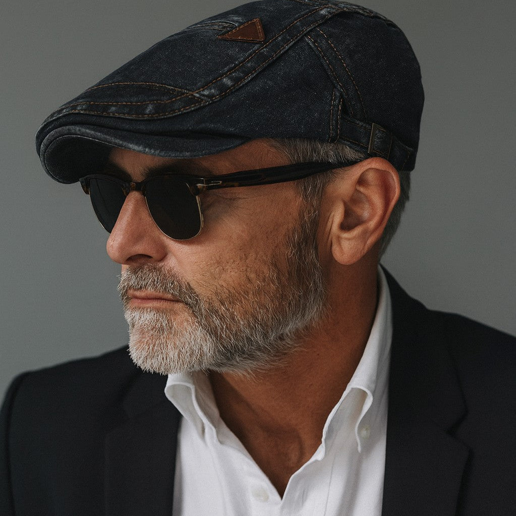 Boina Masculina Estilo Americana Jeans - MitroVits
