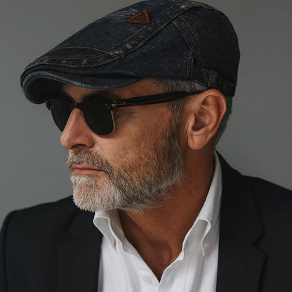 Boina Masculina Estilo Americana Jeans - MitroVits