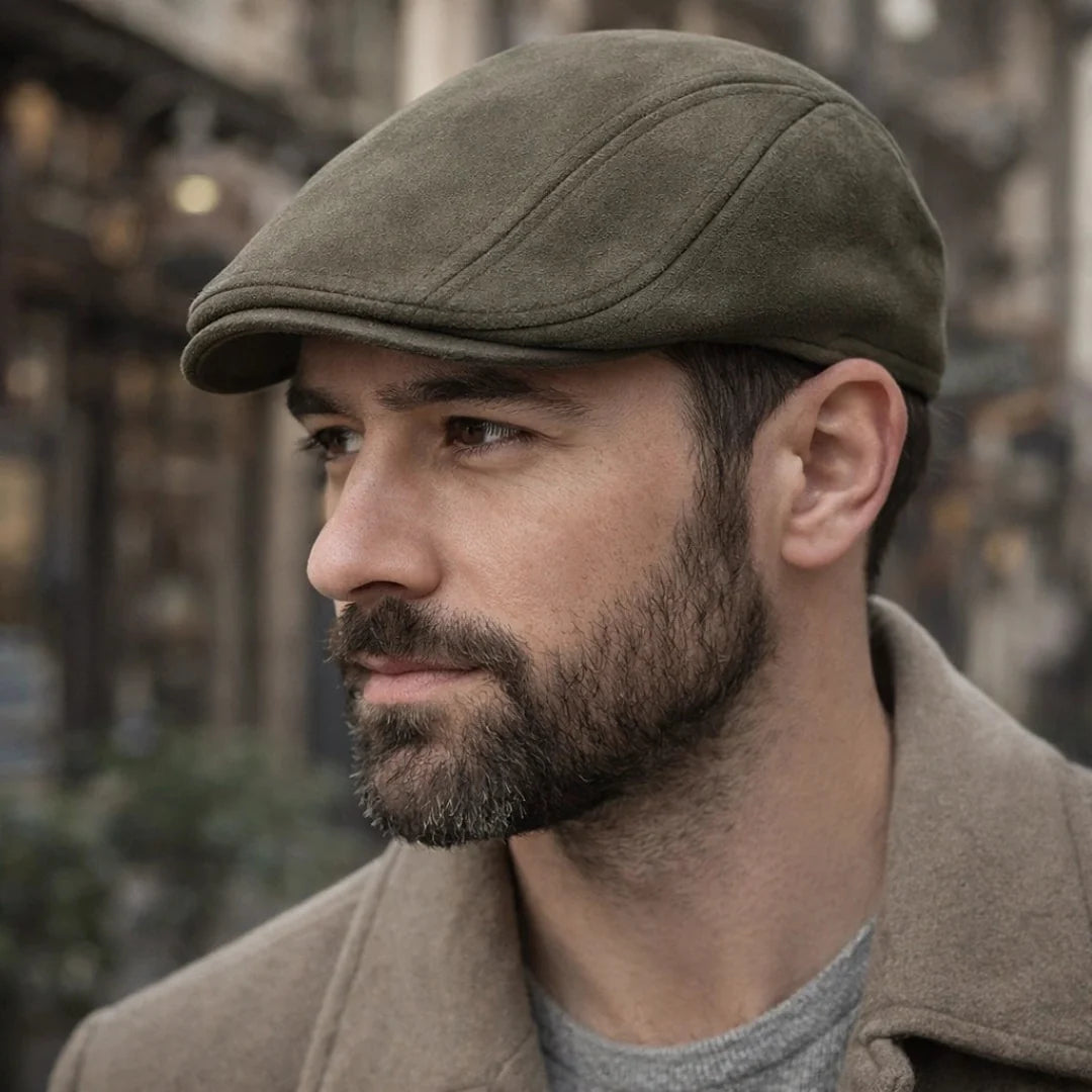 Boina Masculina de Camurça "Smoker" – Dom Conrado