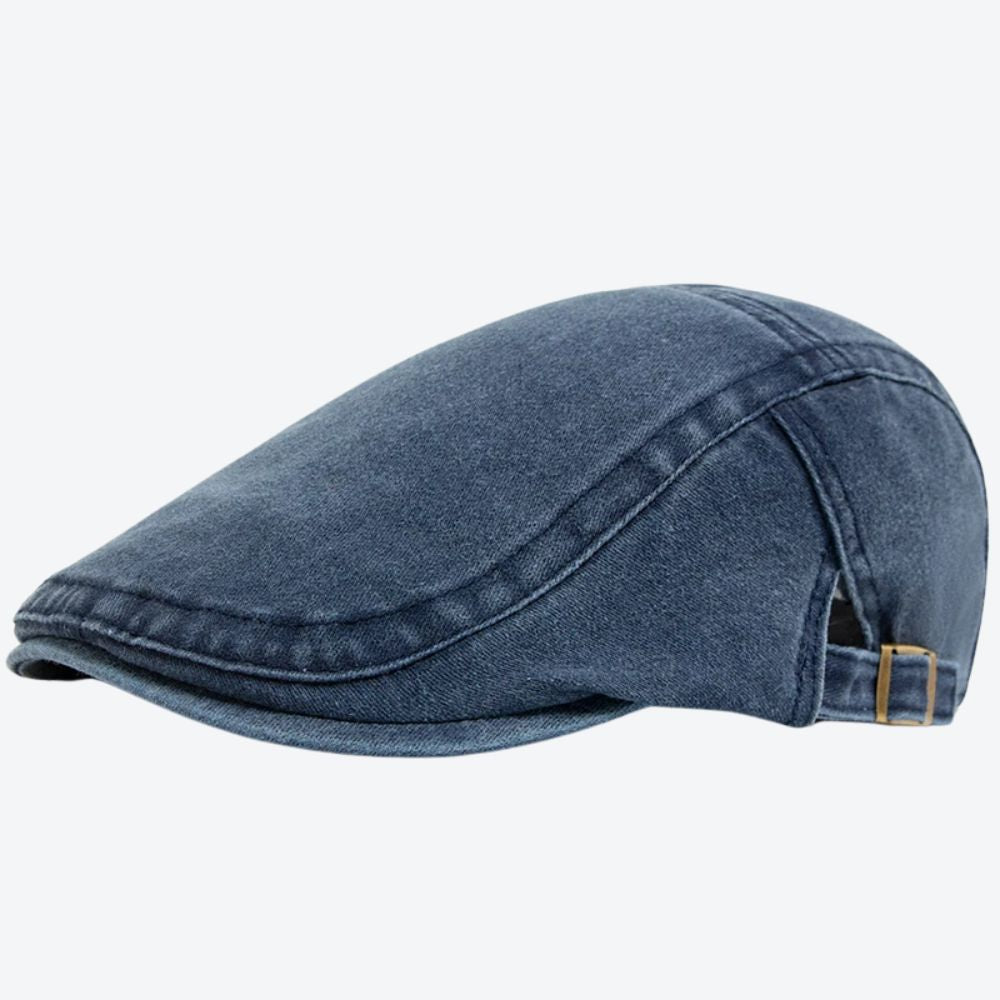 Boina Moderna e Elegante Estilo Jeans Lavado Azul