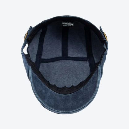 Boina Moderna e Elegante Estilo Jeans Lavado Azul