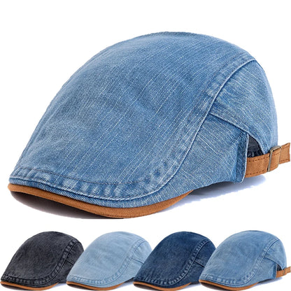 Boina Masculina Flat Jeans