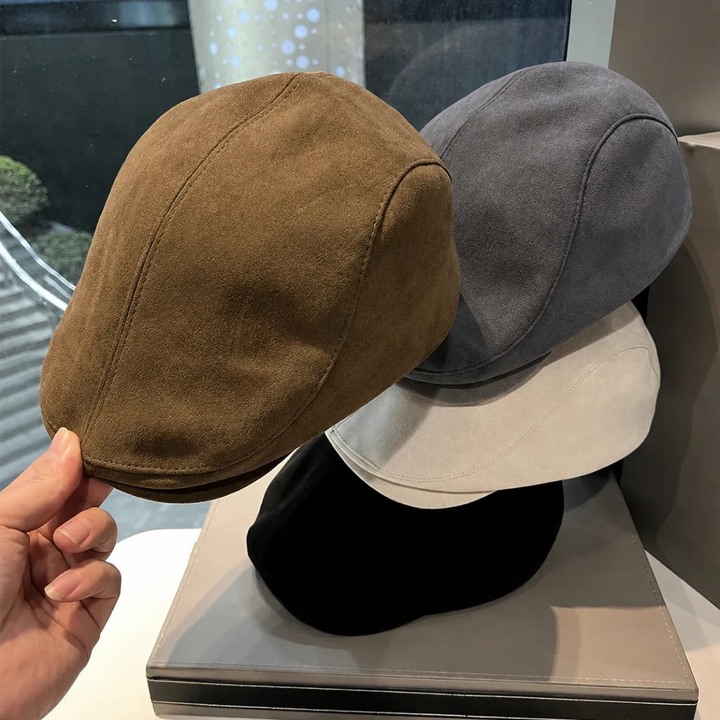 Boina Masculina em Camurça Valenteo Suede