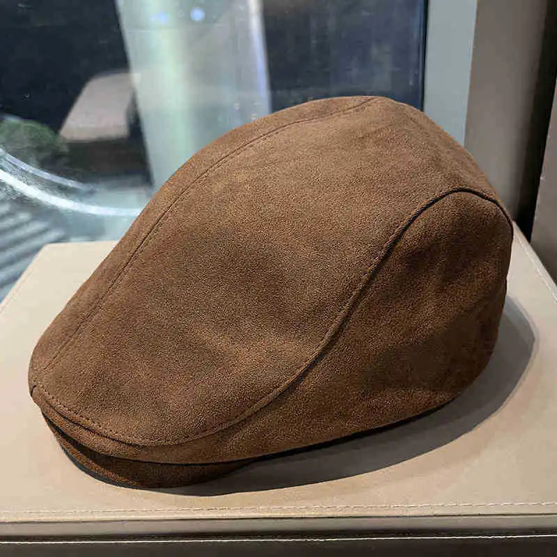 Boina Masculina em Camurça Valenteo Suede