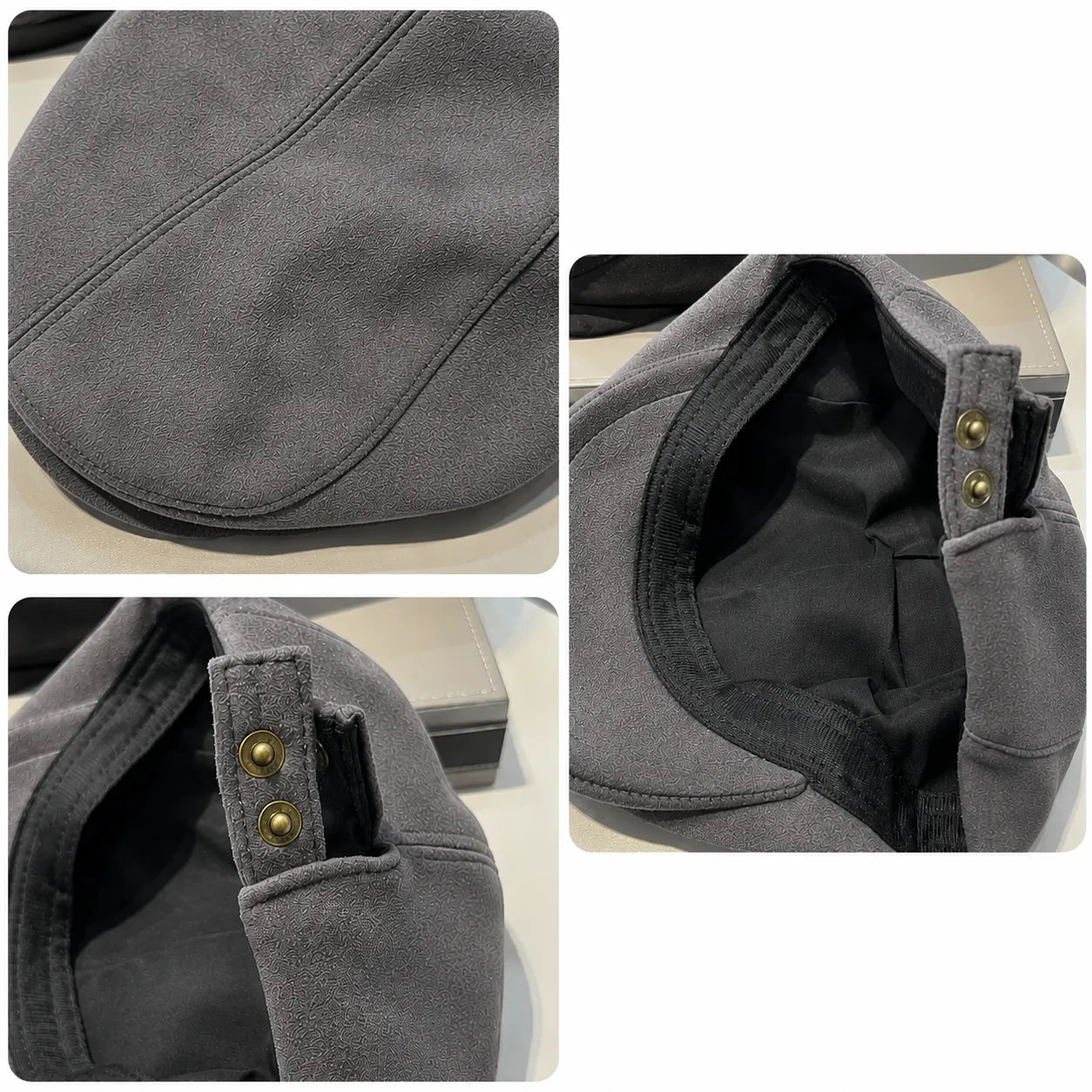 Boina Masculina em Camurça Valenteo Suede