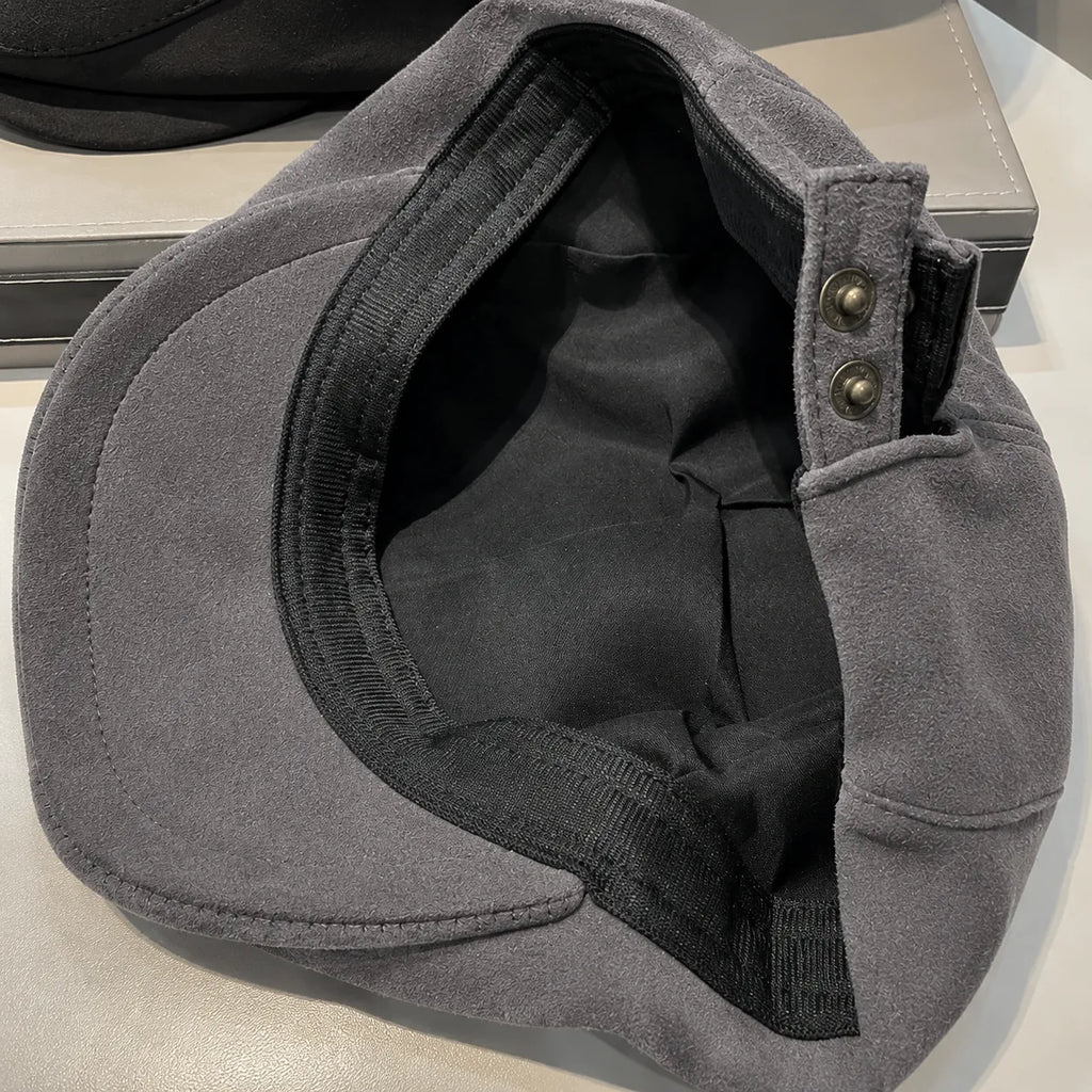 Boina Masculina em Camurça Valenteo Suede
