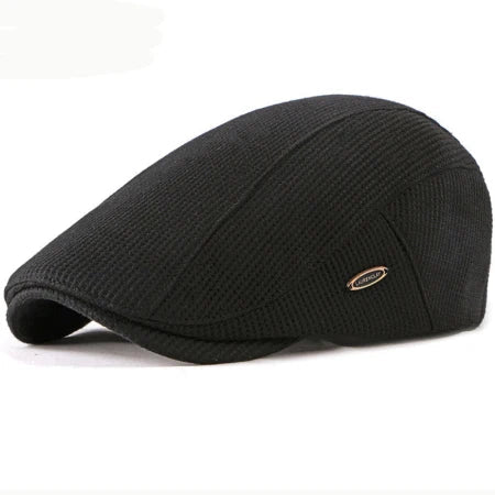 Béret Homme Classique en Laine Texturée - Textural