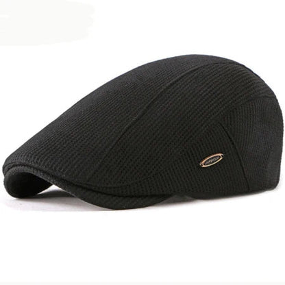 Béret Homme Classique en Laine Texturée - Textural