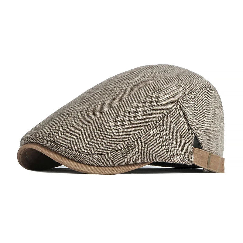 Béret Homme Chevron avec Sangle Ajustable - Hudson