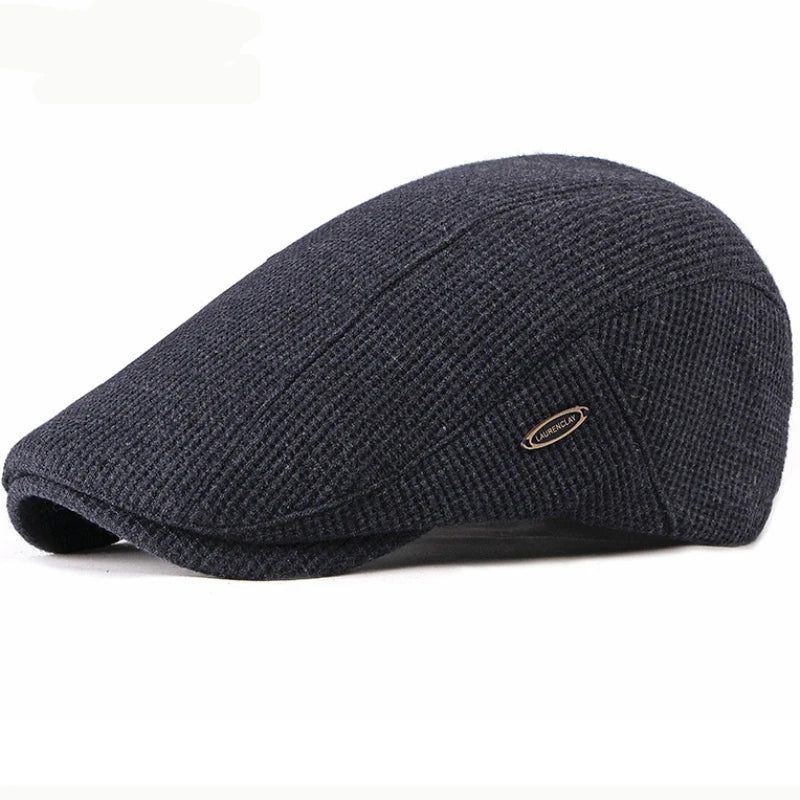 Béret Homme Classique en Laine Texturée - Textural
