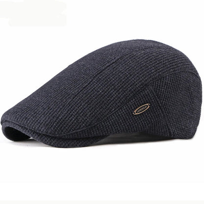Béret Homme Classique en Laine Texturée - Textural