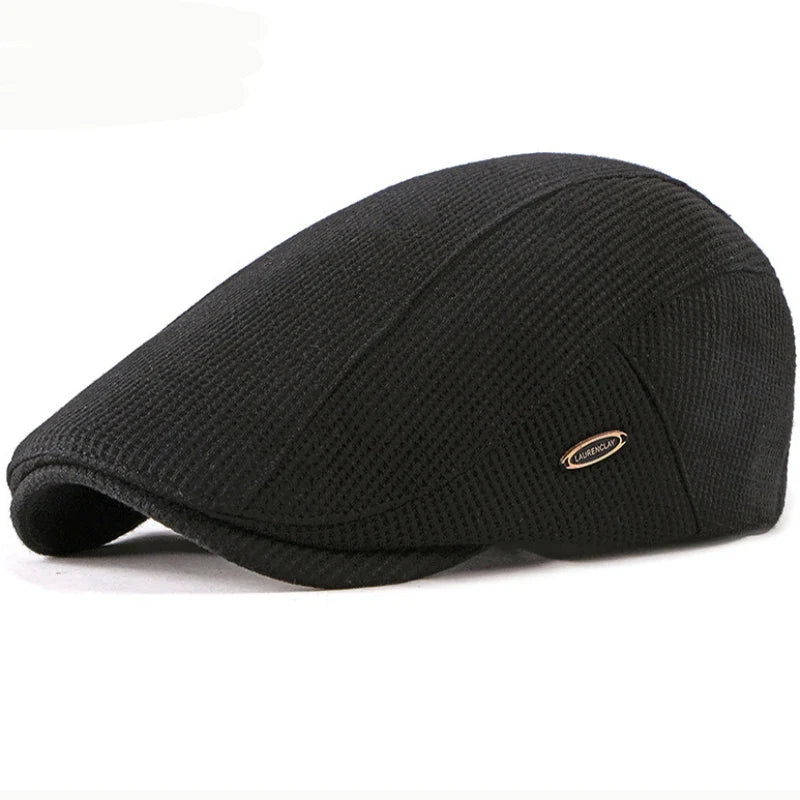 Béret Homme Classique en Laine Texturée - Textural