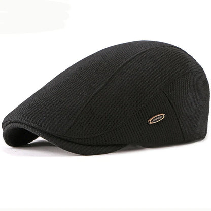 Béret Homme Classique en Laine Texturée - Textural