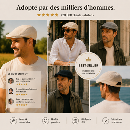 Béret Homme - Lin d'Été