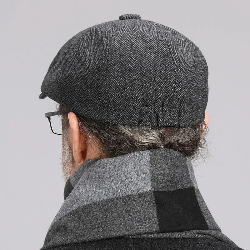 Boina Masculina Octogonal Inglesa Vintage | Allegante