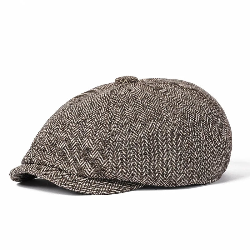 Boina Masculina Octogonal Inglesa Vintage | Allegante