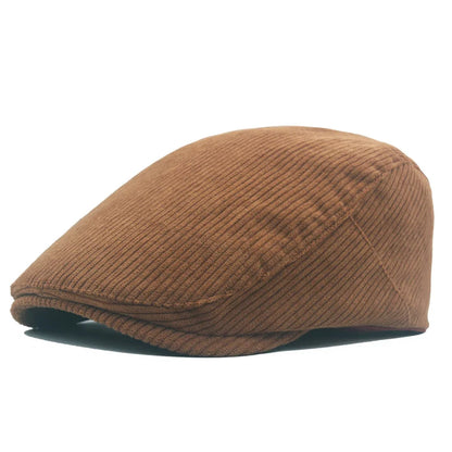 Béret Homme Vintage en Velours Côtelé - Velvet