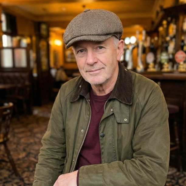 Herringbone Wool Cap