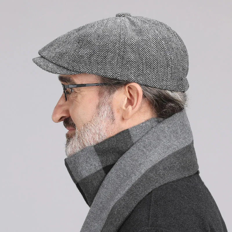 Boina Masculina Octogonal Inglesa Vintage | Allegante
