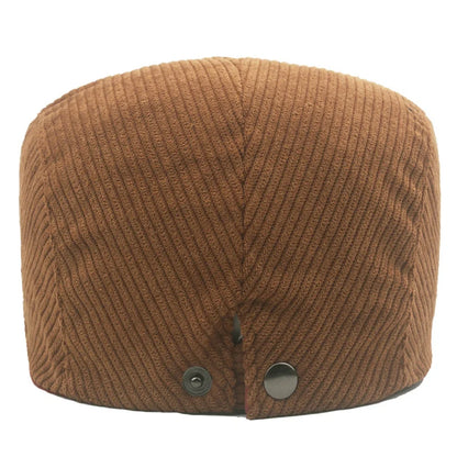 Béret Homme Vintage en Velours Côtelé - Velvet
