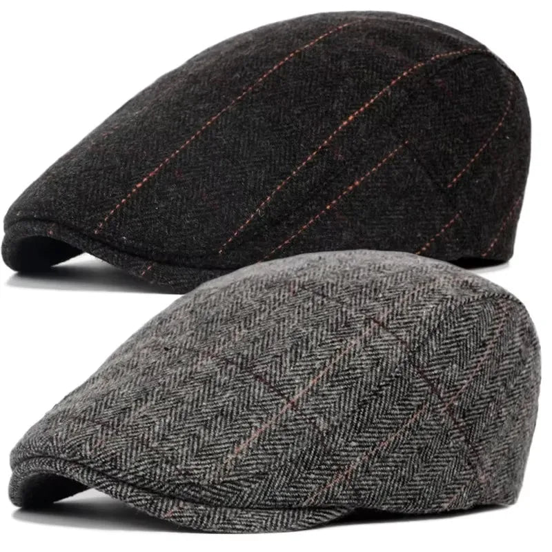 Boina Masculina Vintage Woolen