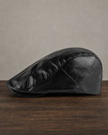 Boina Masculina Inglesa Couro Black