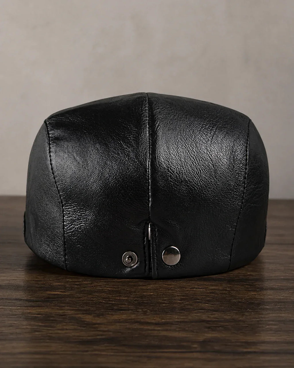 Boina Masculina Inglesa Couro Black