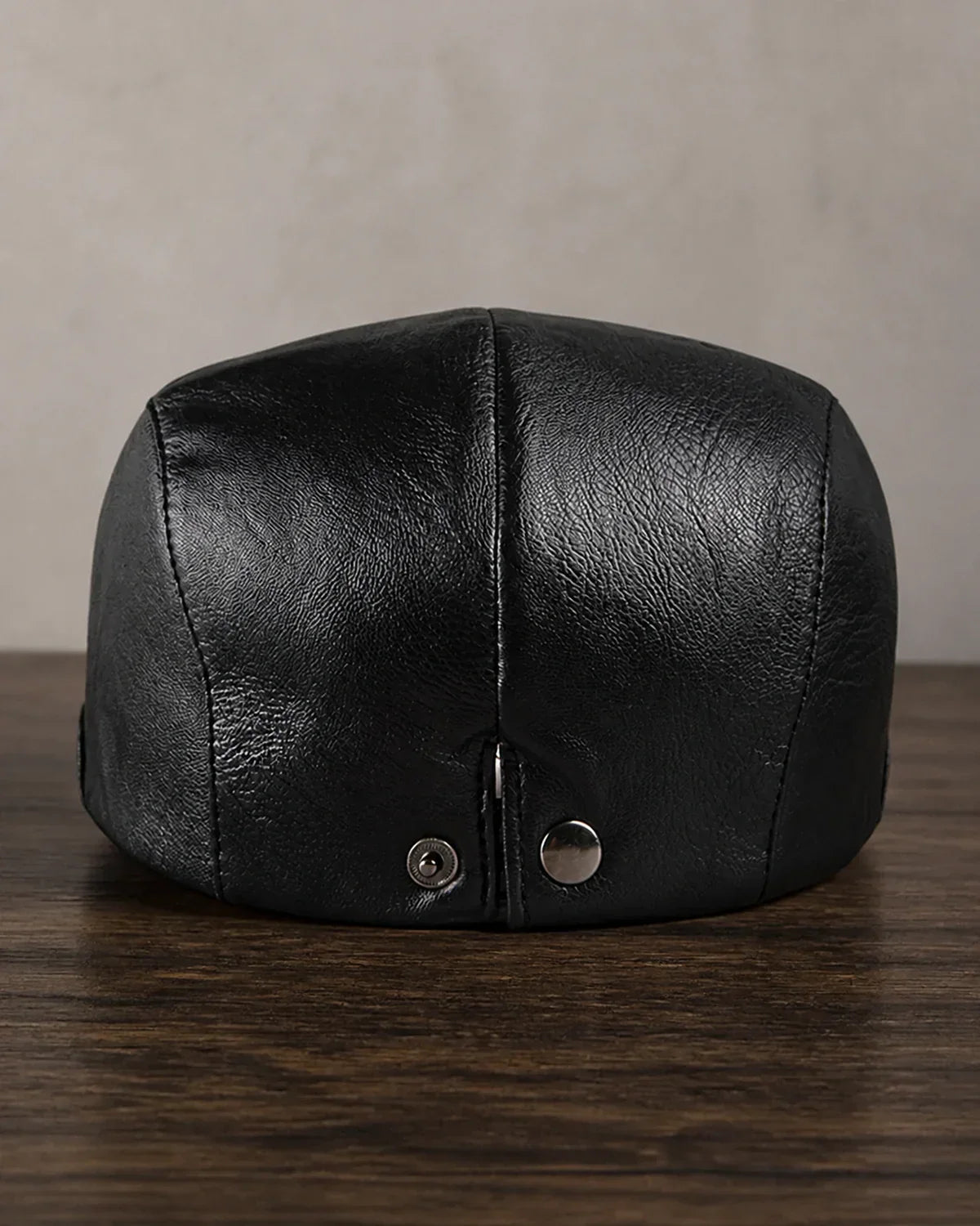 Boina Masculina Inglesa Couro Black
