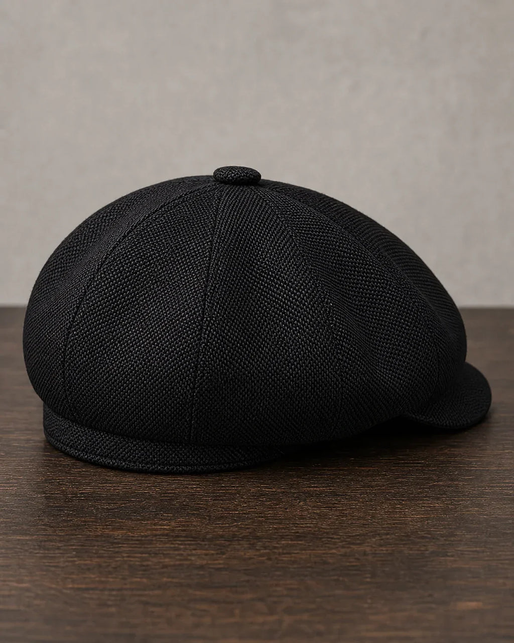 Boina Masculina Italiana Poliéster Black