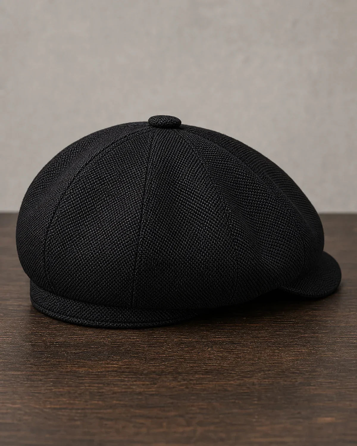 Boina Masculina Italiana Poliéster Black