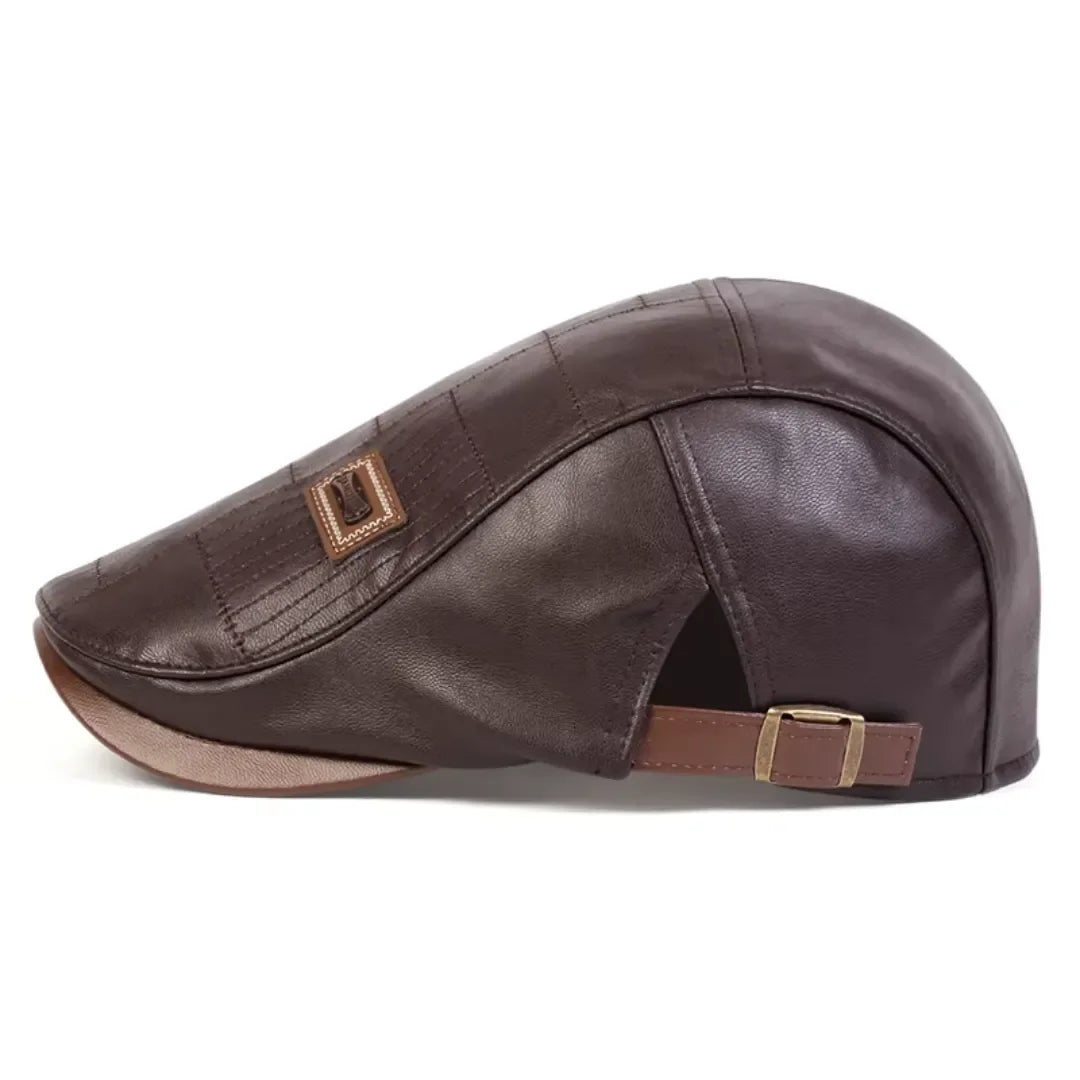Boina Masculina de Couro Shelby II
