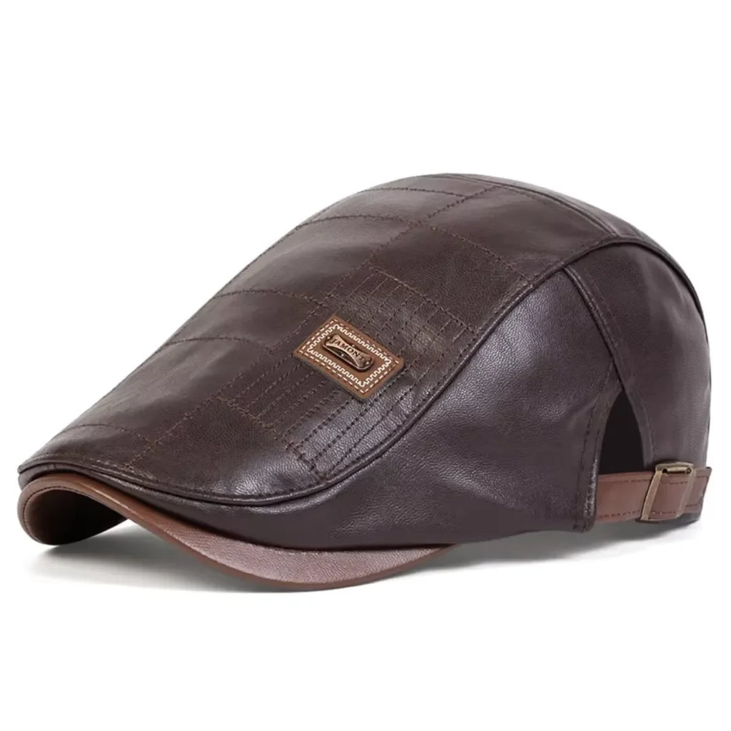 Boina Masculina de Couro Shelby II