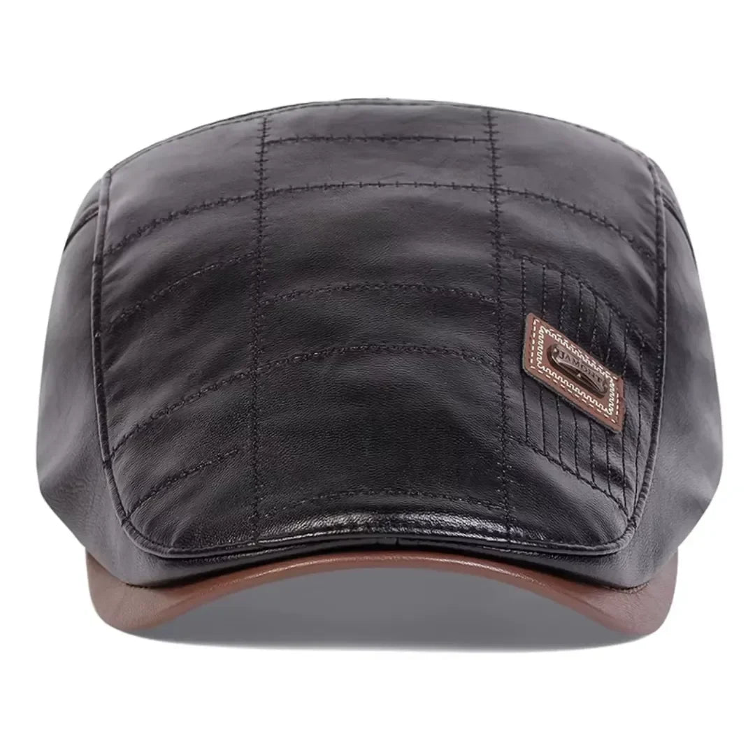 Boina Masculina de Couro Shelby II