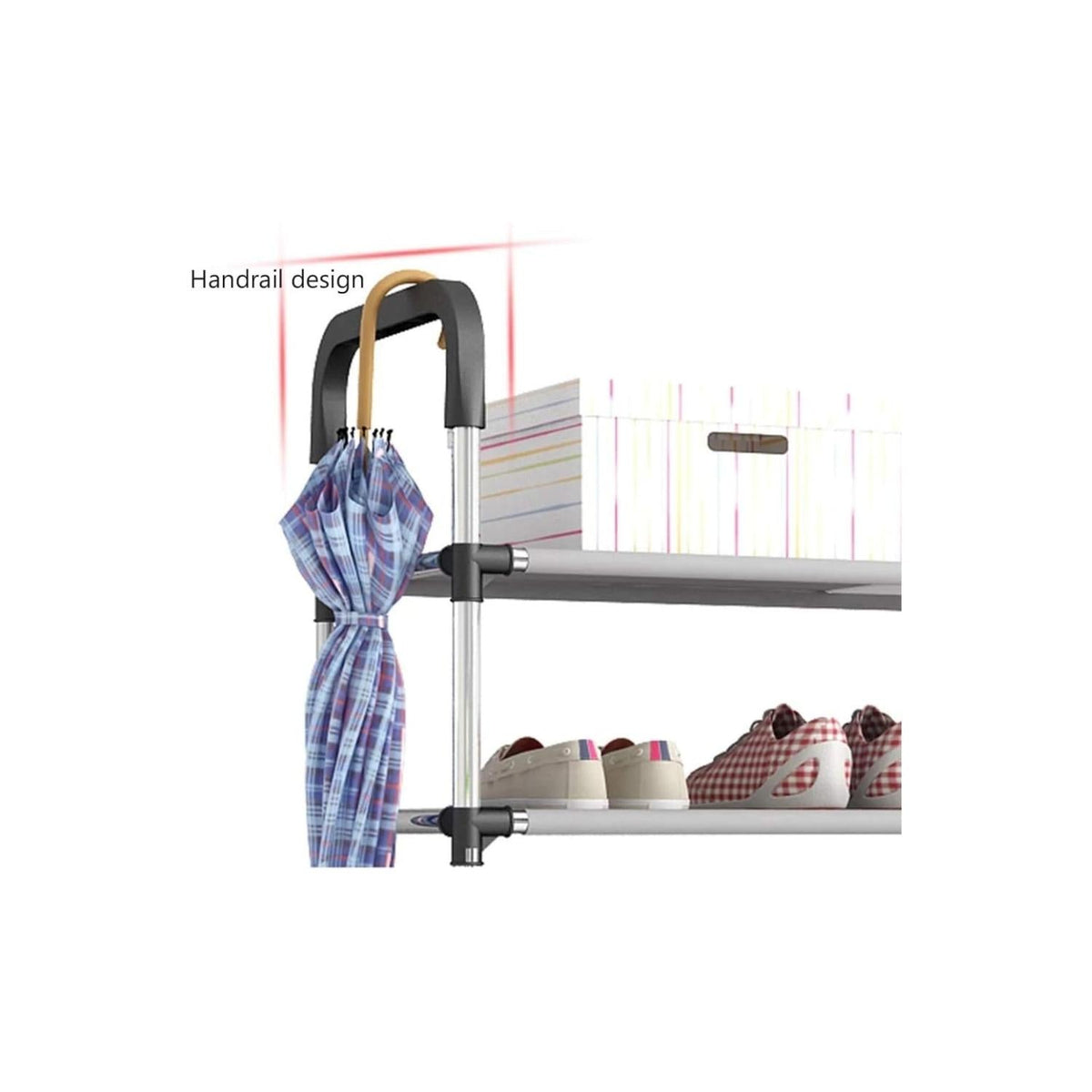 Zapatero Organizador 8 Niveles 24 Pares Metal