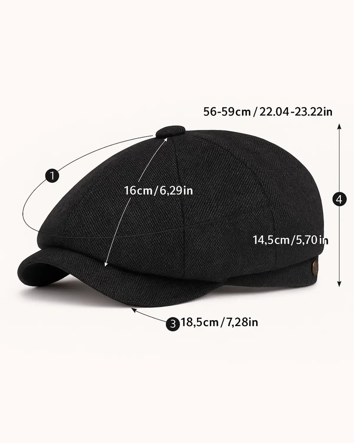 Boina Peaky Blinders Black – O Modelo Autêntico